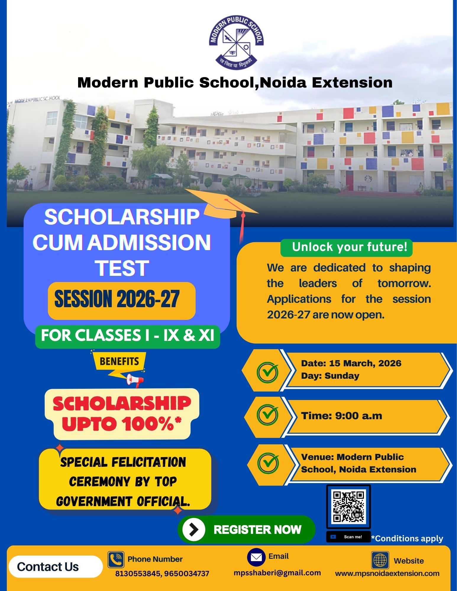 Admission Notice